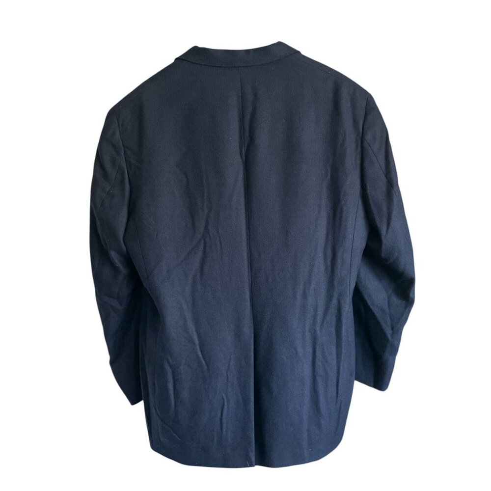 Vintage Tommy Hilfiger Mens Navy Blazer 46L Made In USA Classic Tailored Jacket - Picture 2 of 14